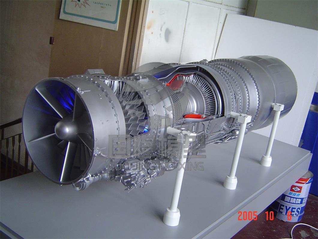 洪湖市飞机发动机模型